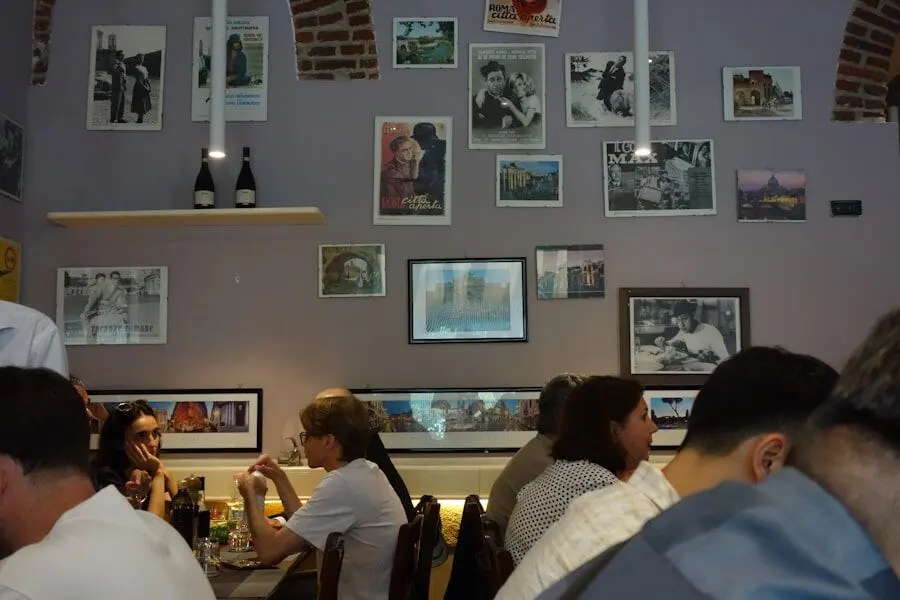 Photo restaurant interior and food photography